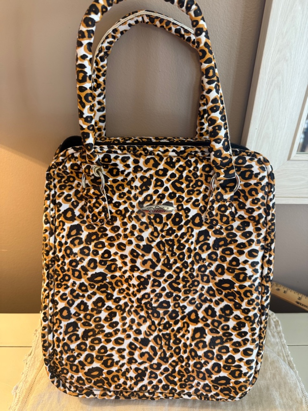 New Preserve Leopard print  Jewelry Tote. Travel Bag - Picture 5 of 15